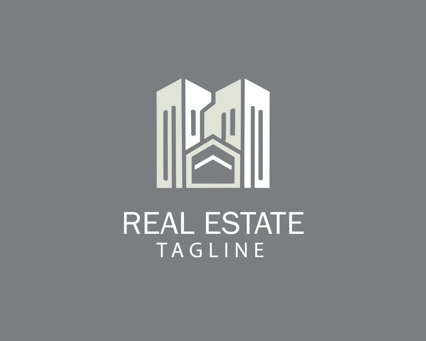 Real estate customizable logo set design #37543