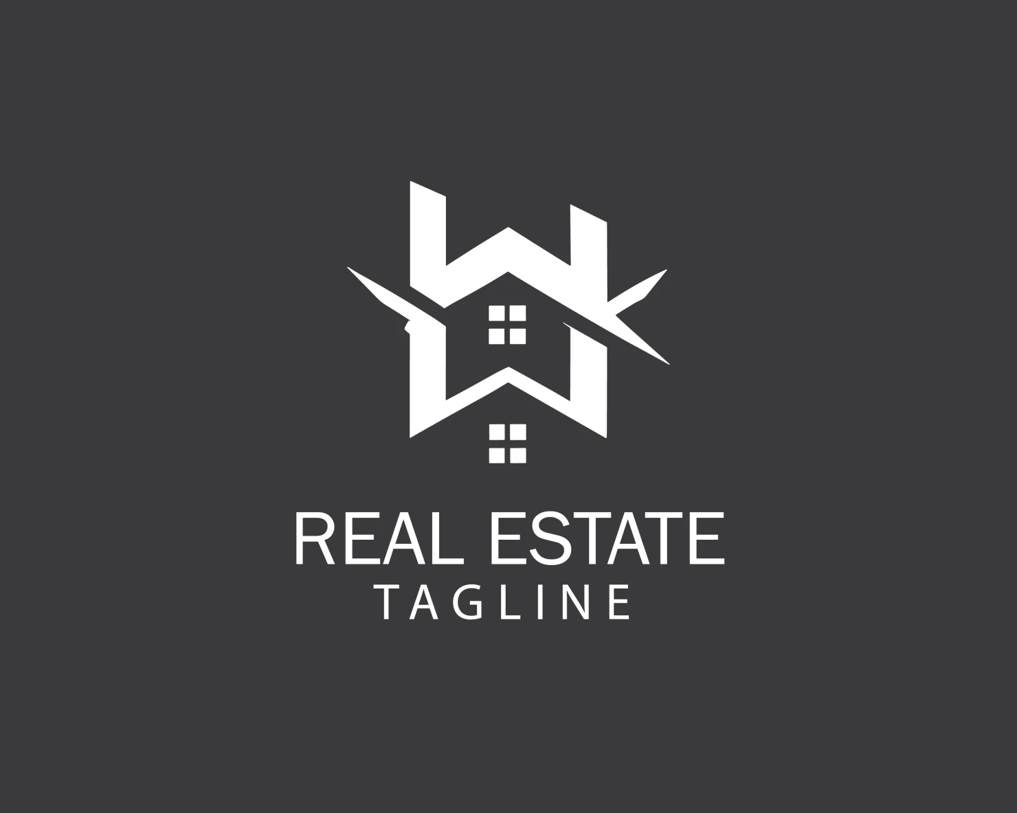 Real estate customizable logo set design #37544