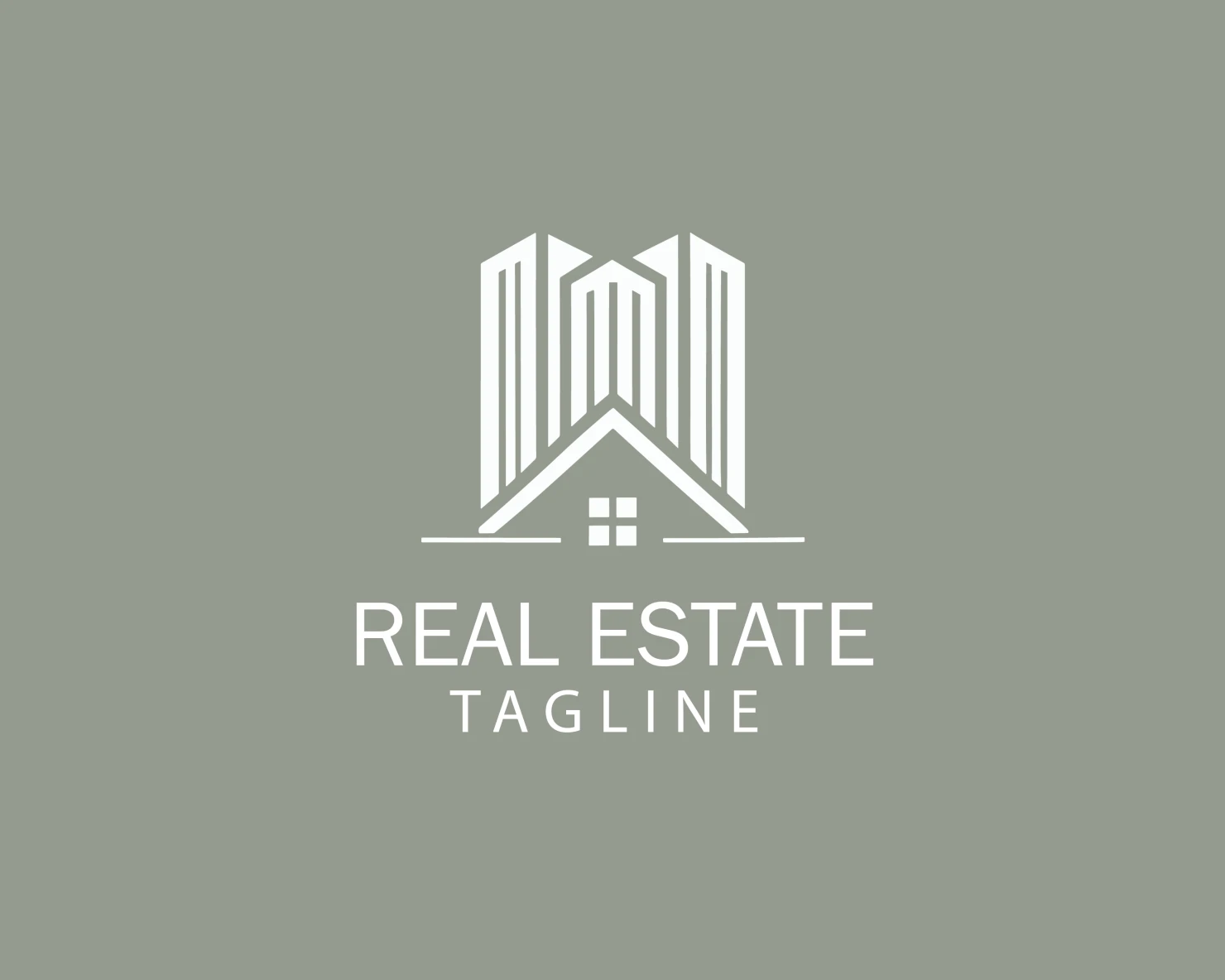 Real estate customizable logo set design #37546