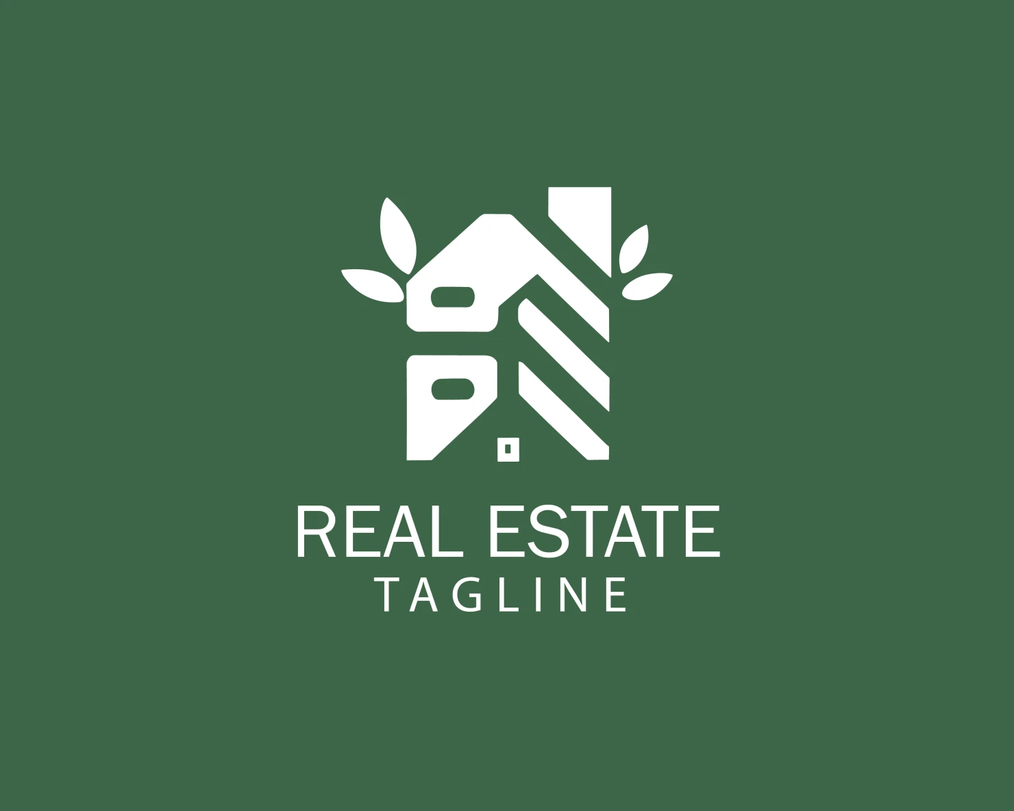 Real estate customizable logo set design #37547
