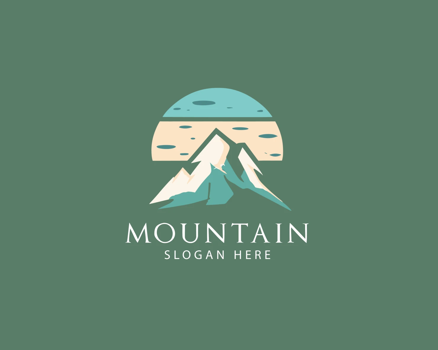 Mountain customizable logo set design #37569
