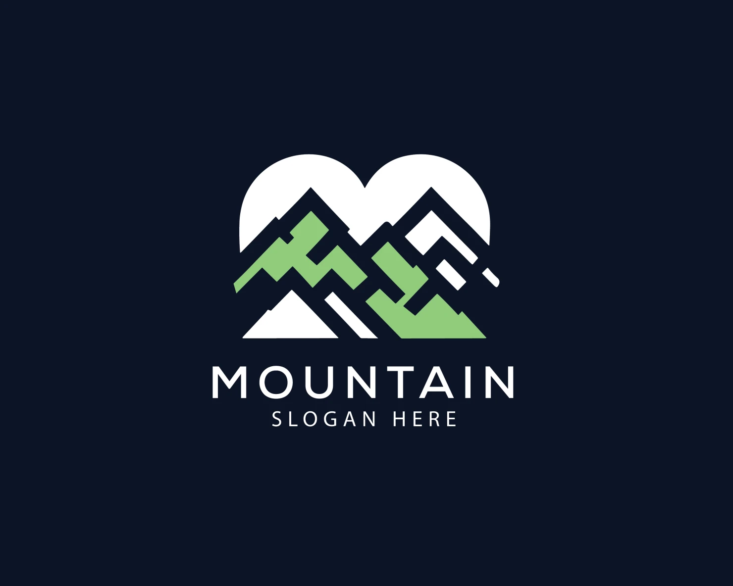 Mountain customizable logo set design #37572