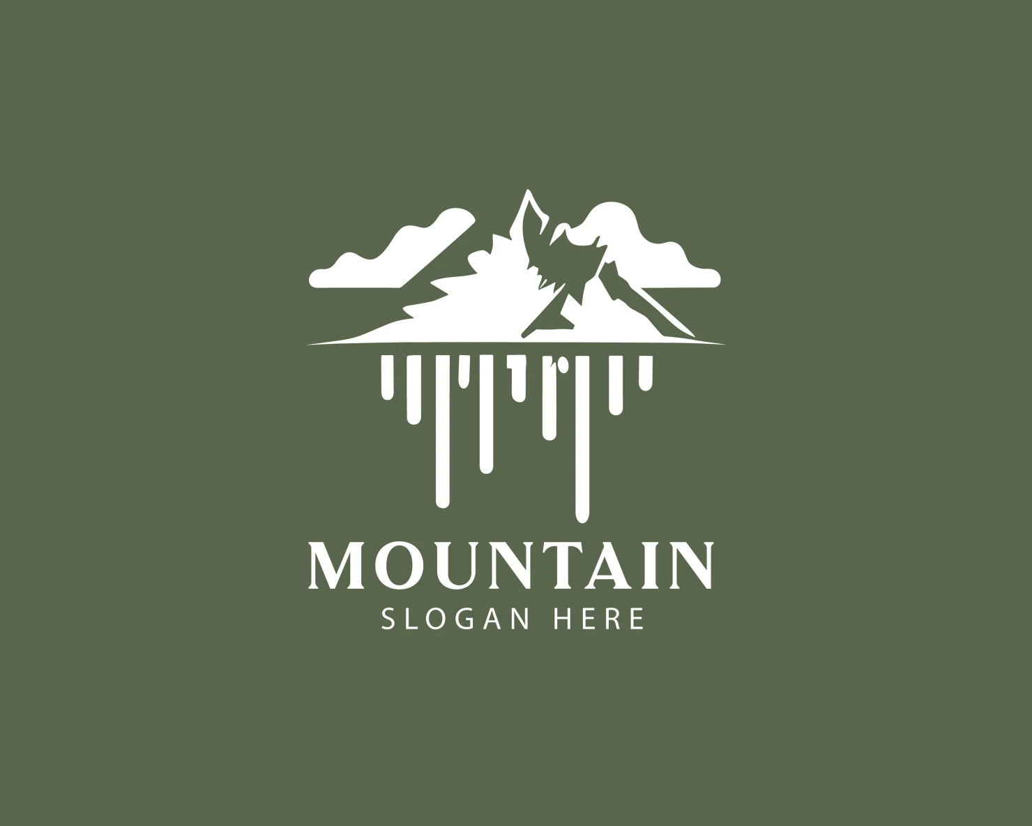 Mountain customizable logo set design #37577