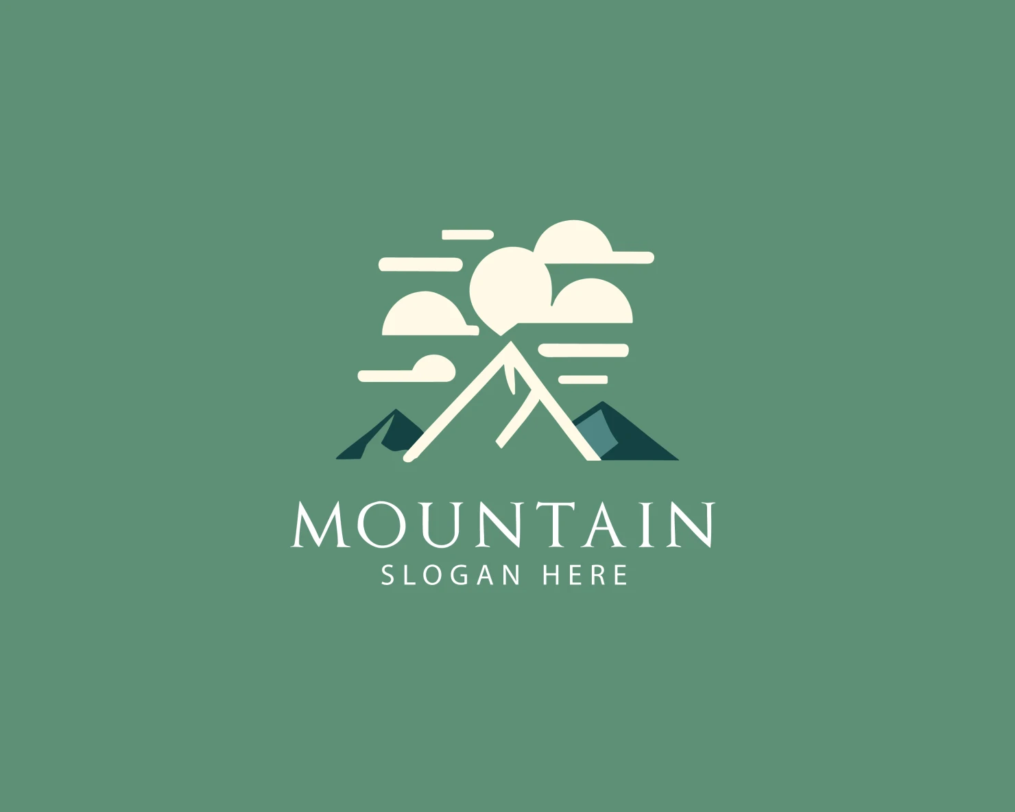 Mountain customizable logo set design #37578