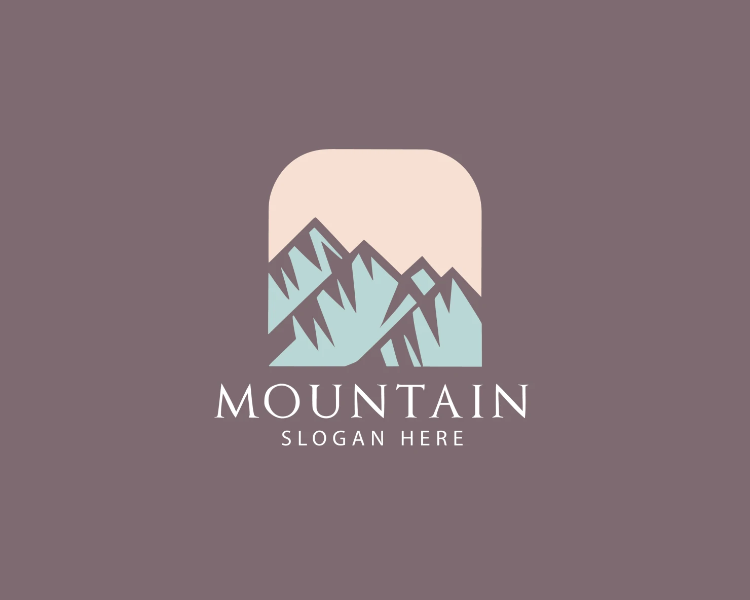 Mountain customizable logo set design #37583