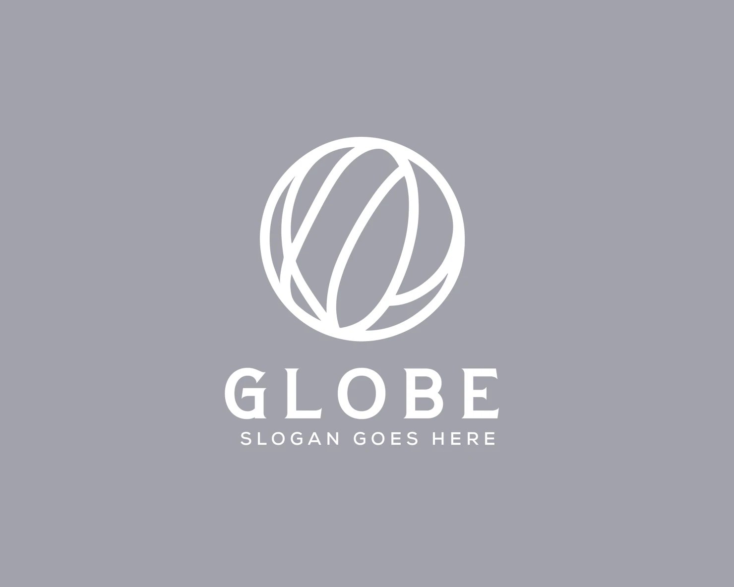 Globe customizable logo set design #37590
