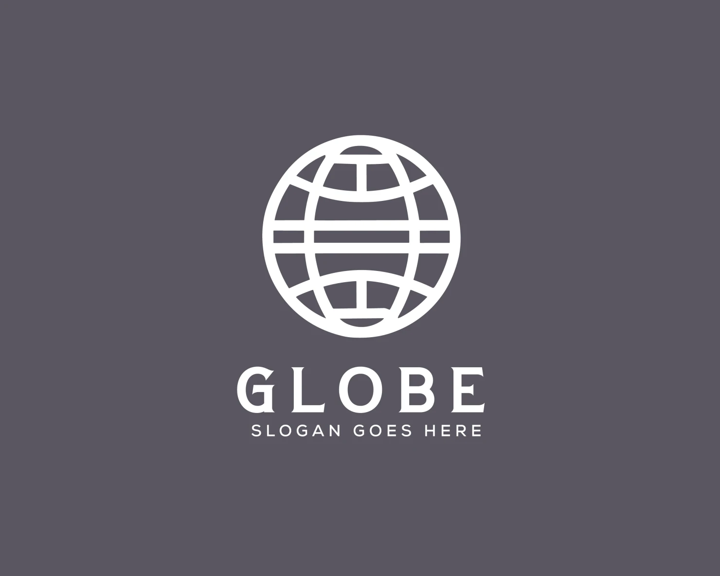 Globe customizable logo set design #37591