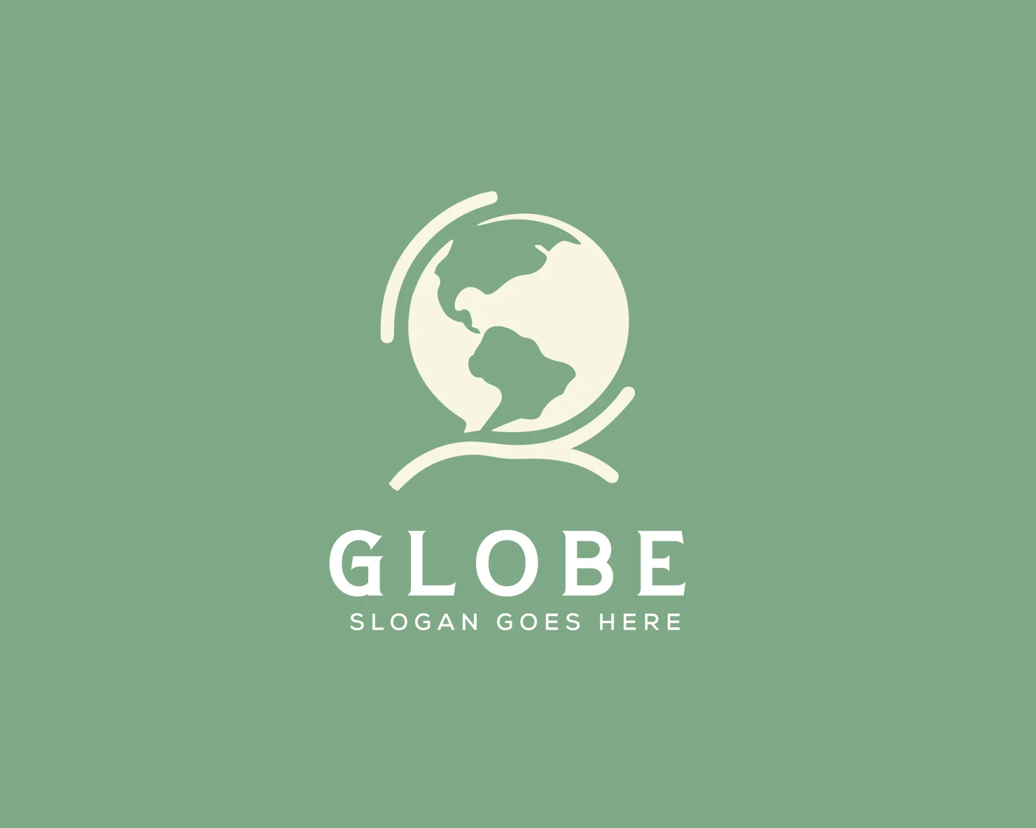 Globe customizable logo set design #37593