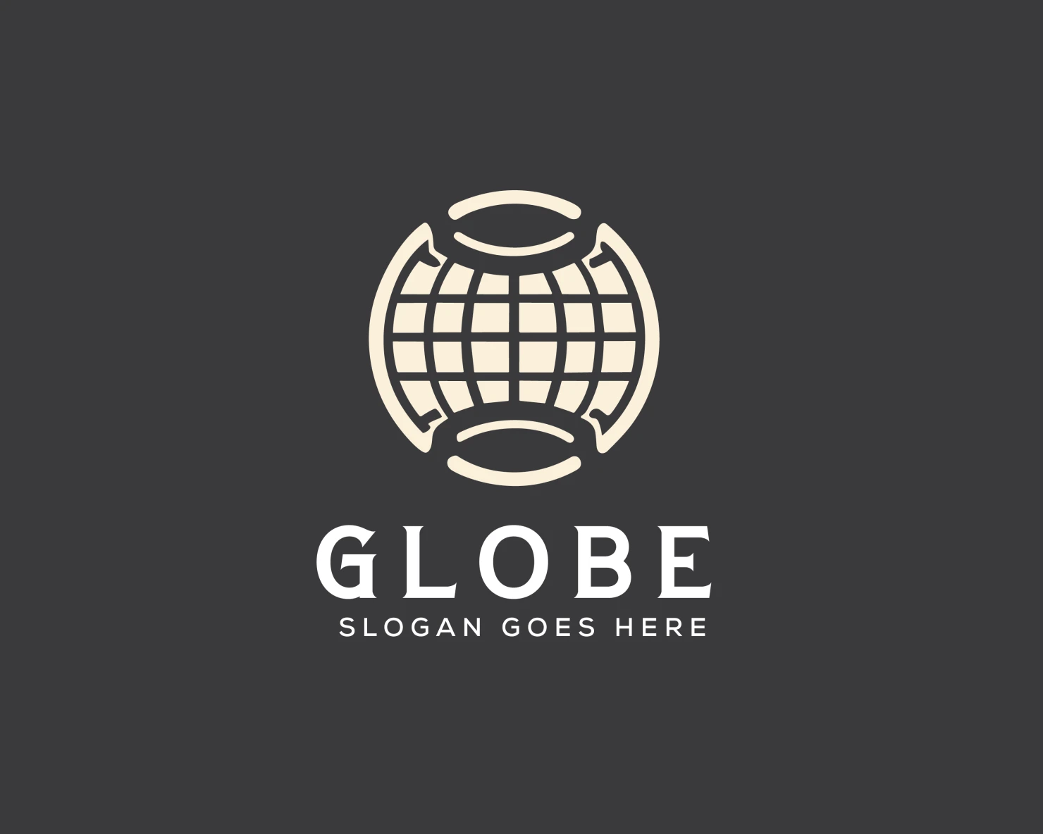 Globe customizable logo set design #37594