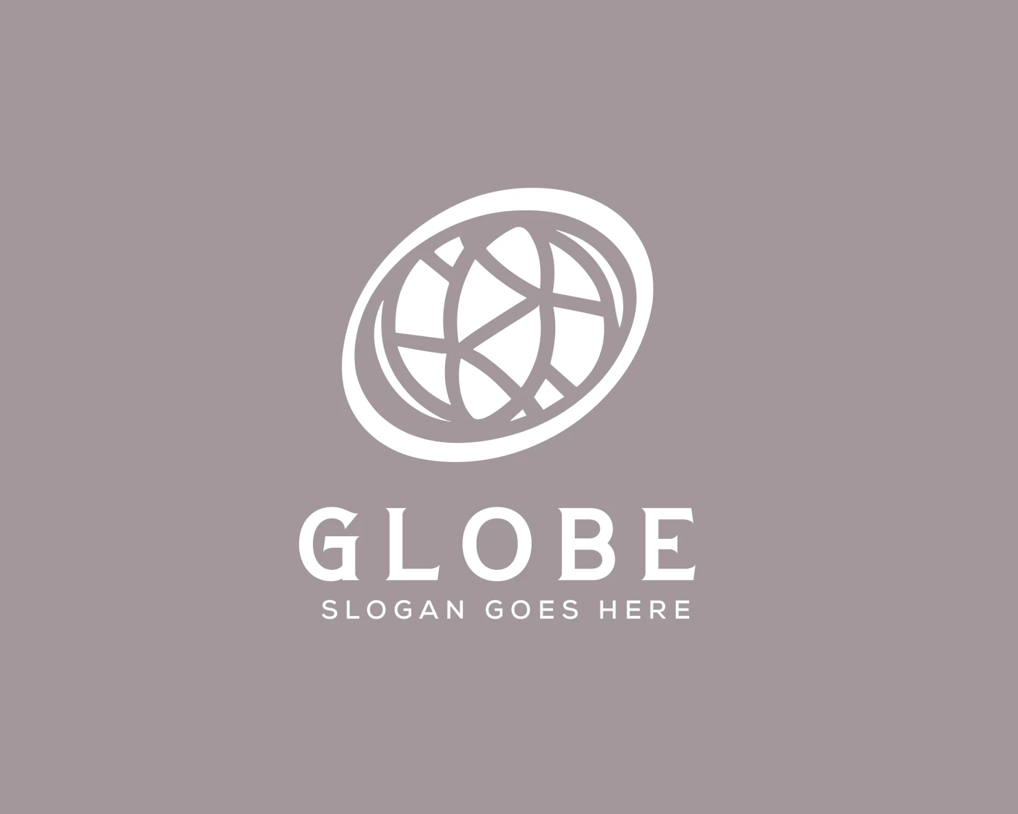 Globe customizable logo set design #37595