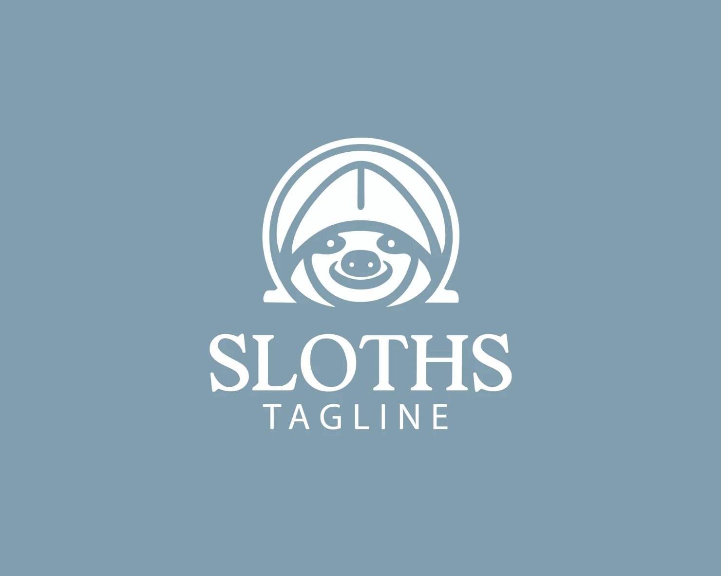Sloths customizable logo set design #37598