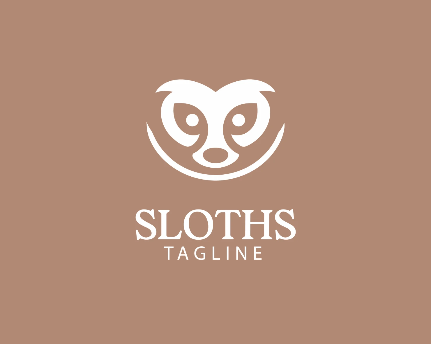 Sloths customizable logo set design #37599