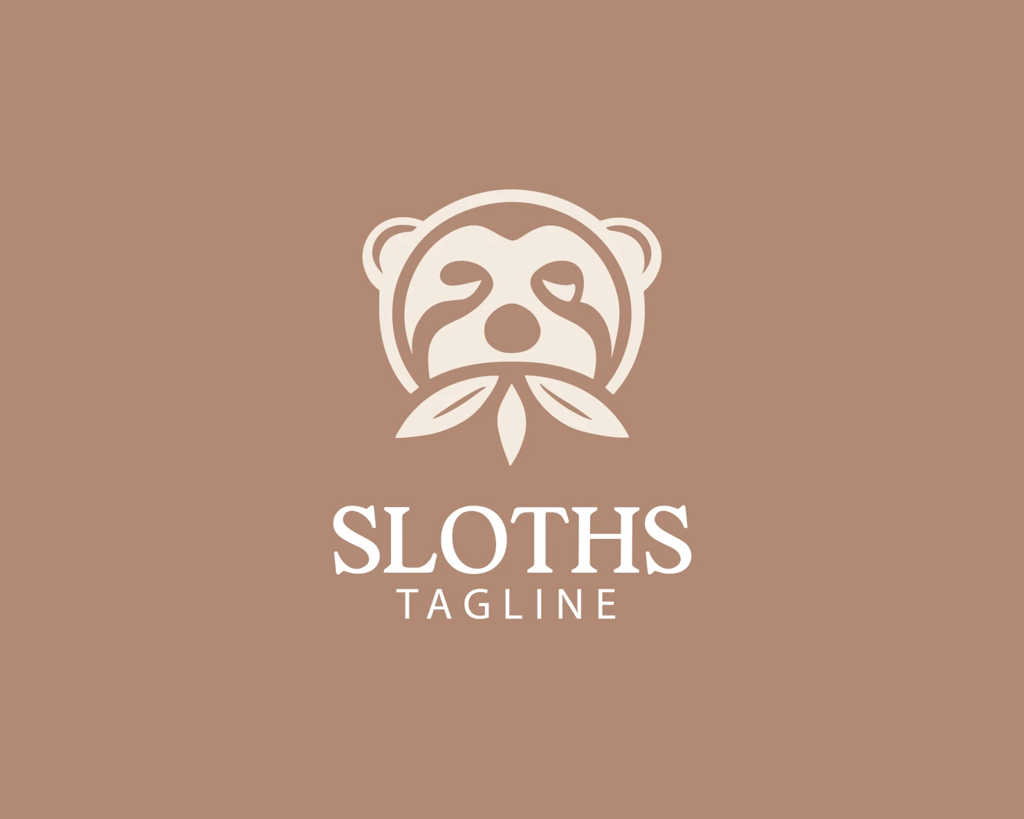 Sloths customizable logo set design #37600
