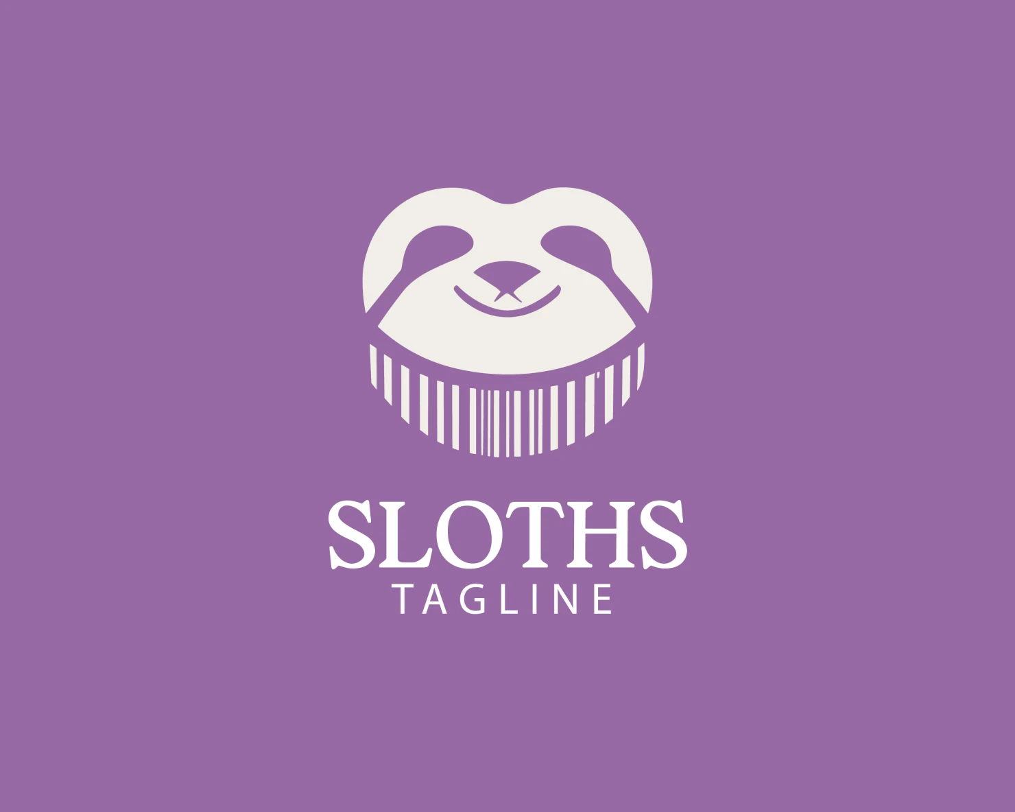 Sloths customizable logo set design #37603