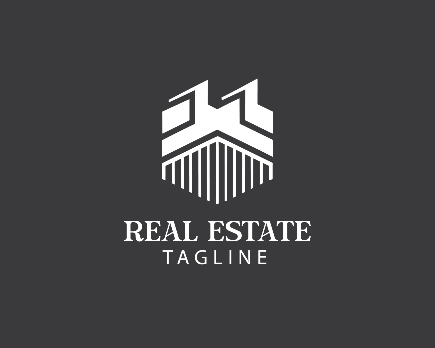 Real estate customizable logo set design #37621