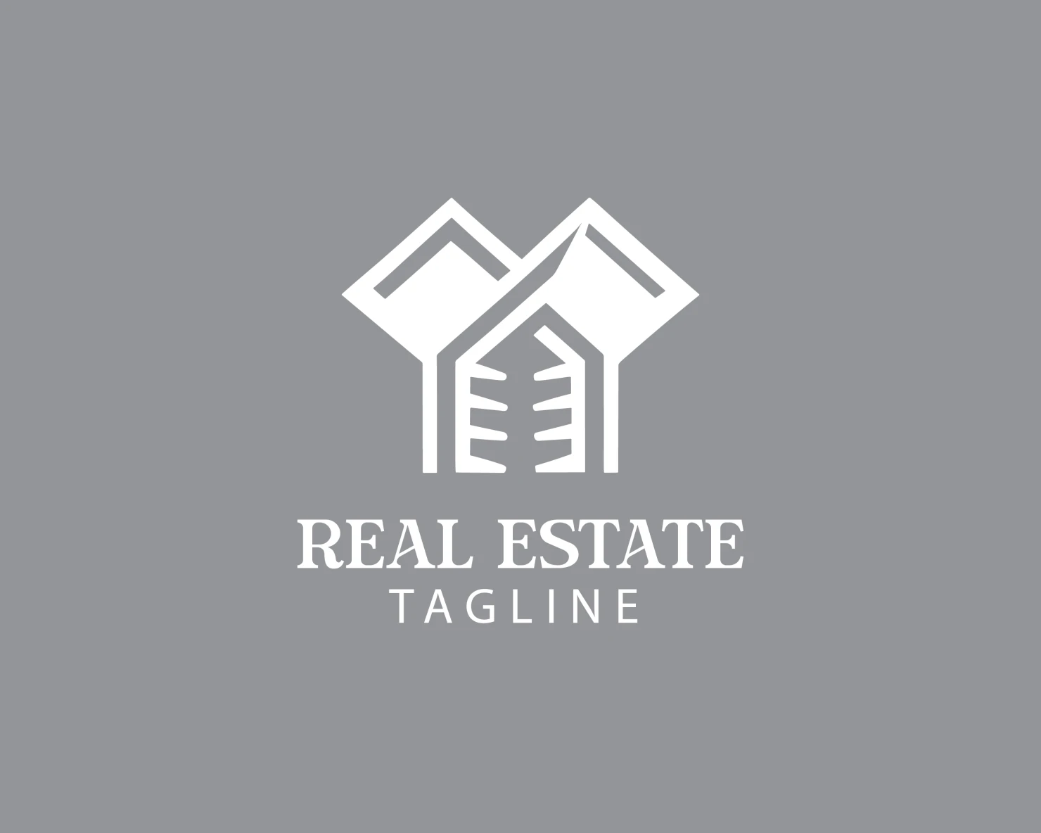 Real estate customizable logo set design #37624