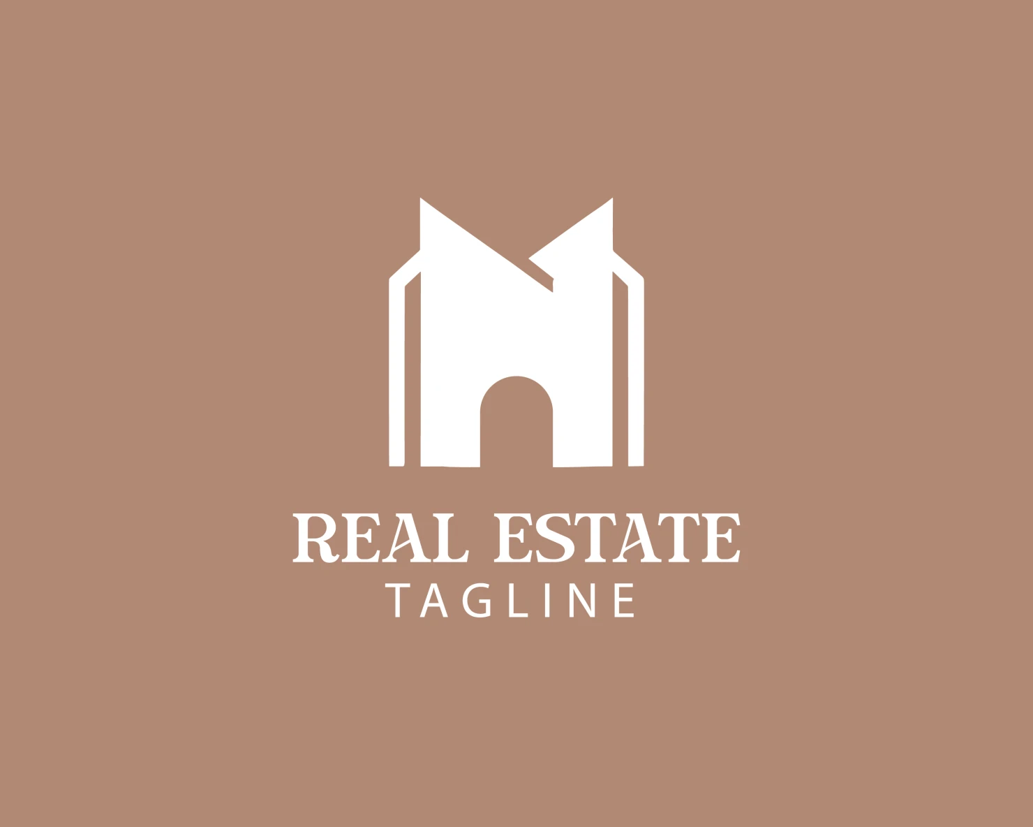 Real estate customizable logo set design #37625