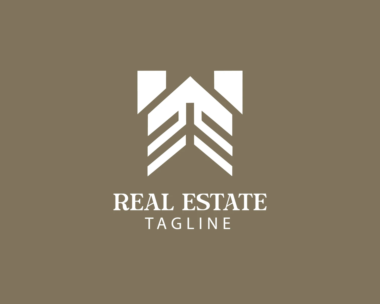 Real estate customizable logo set design #37626