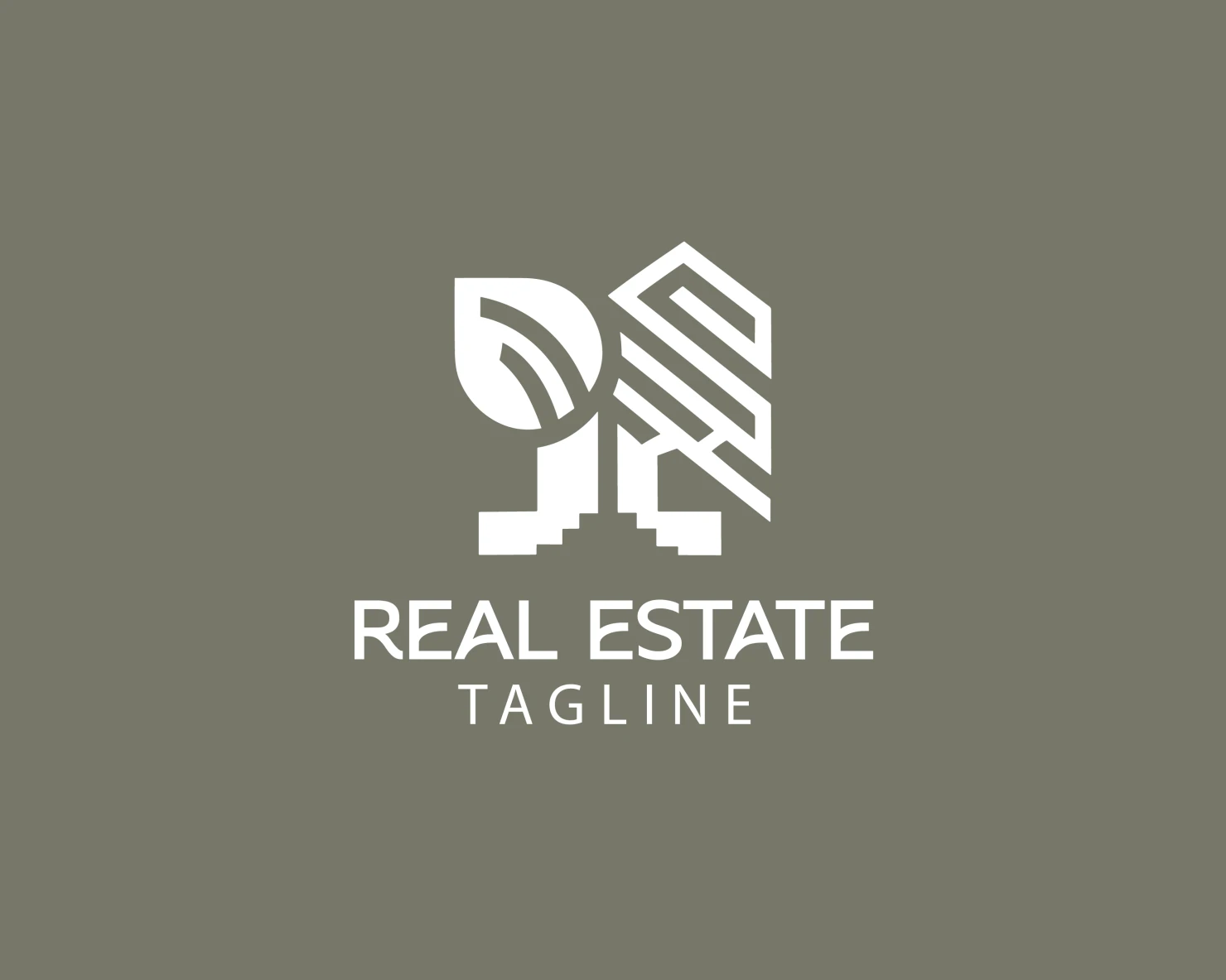 Real estate customizable logo set design #37629
