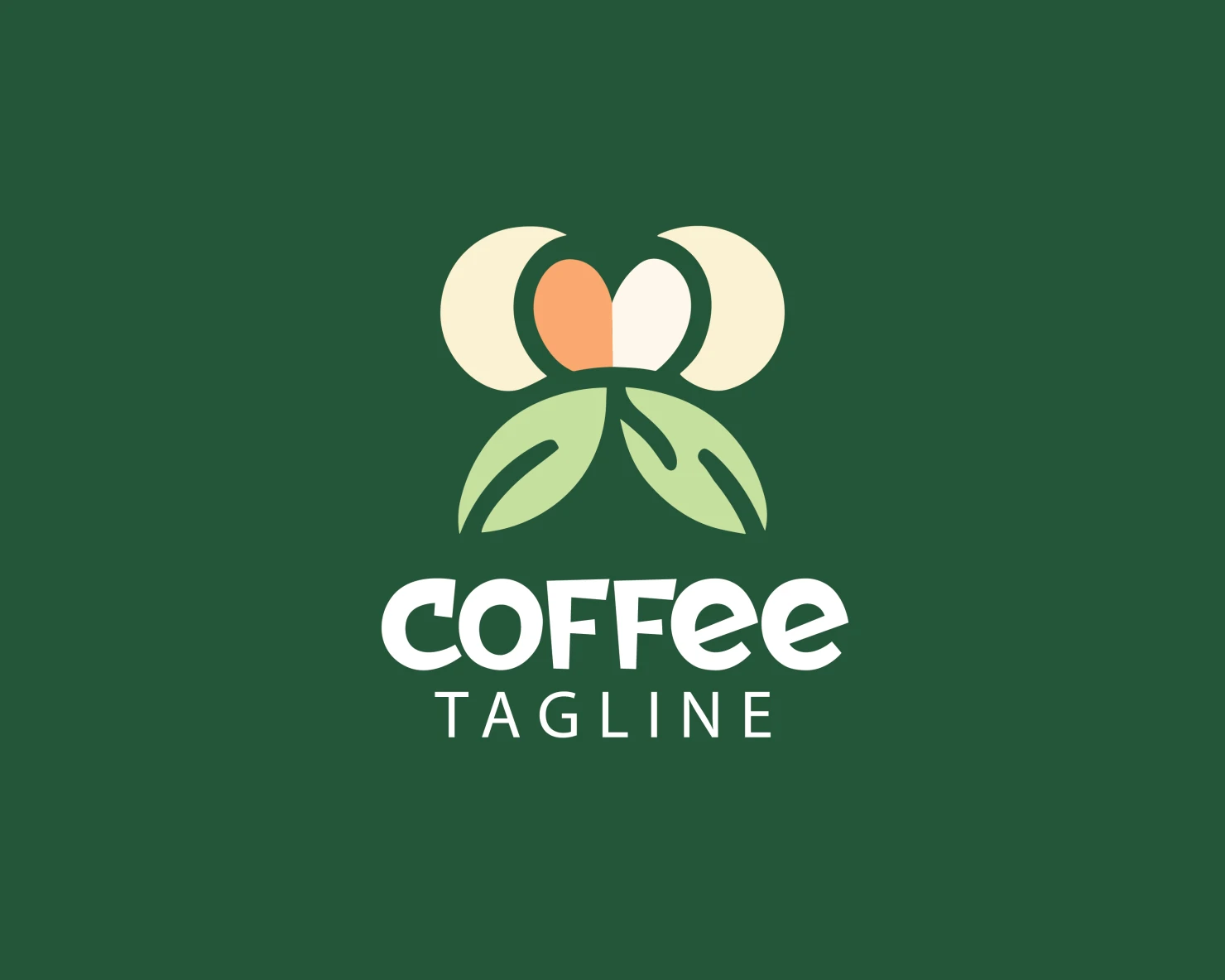 Coffee customizable logo set design #37635