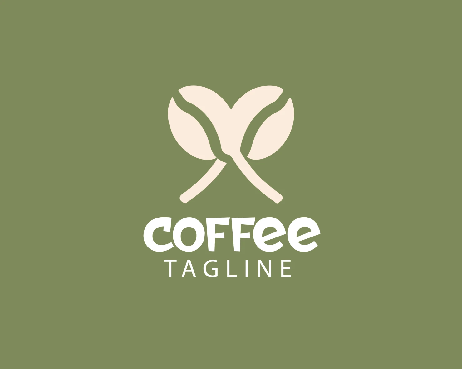 Coffee customizable logo set design #37638
