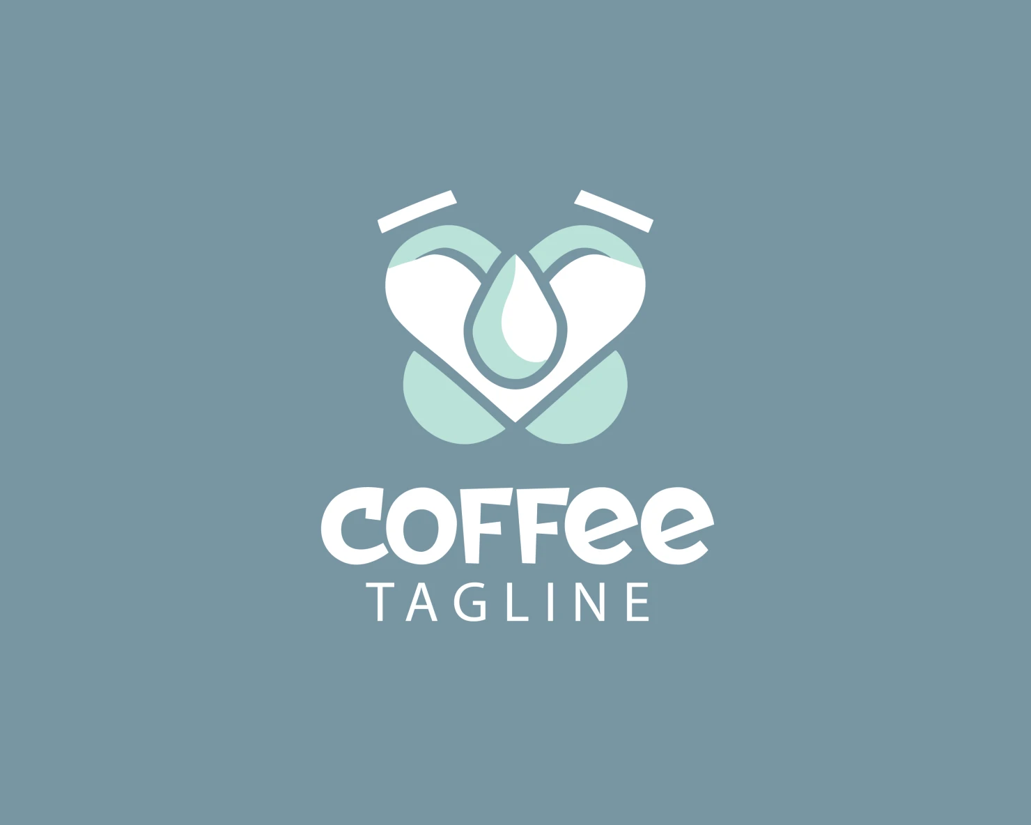 Coffee customizable logo set design #37640