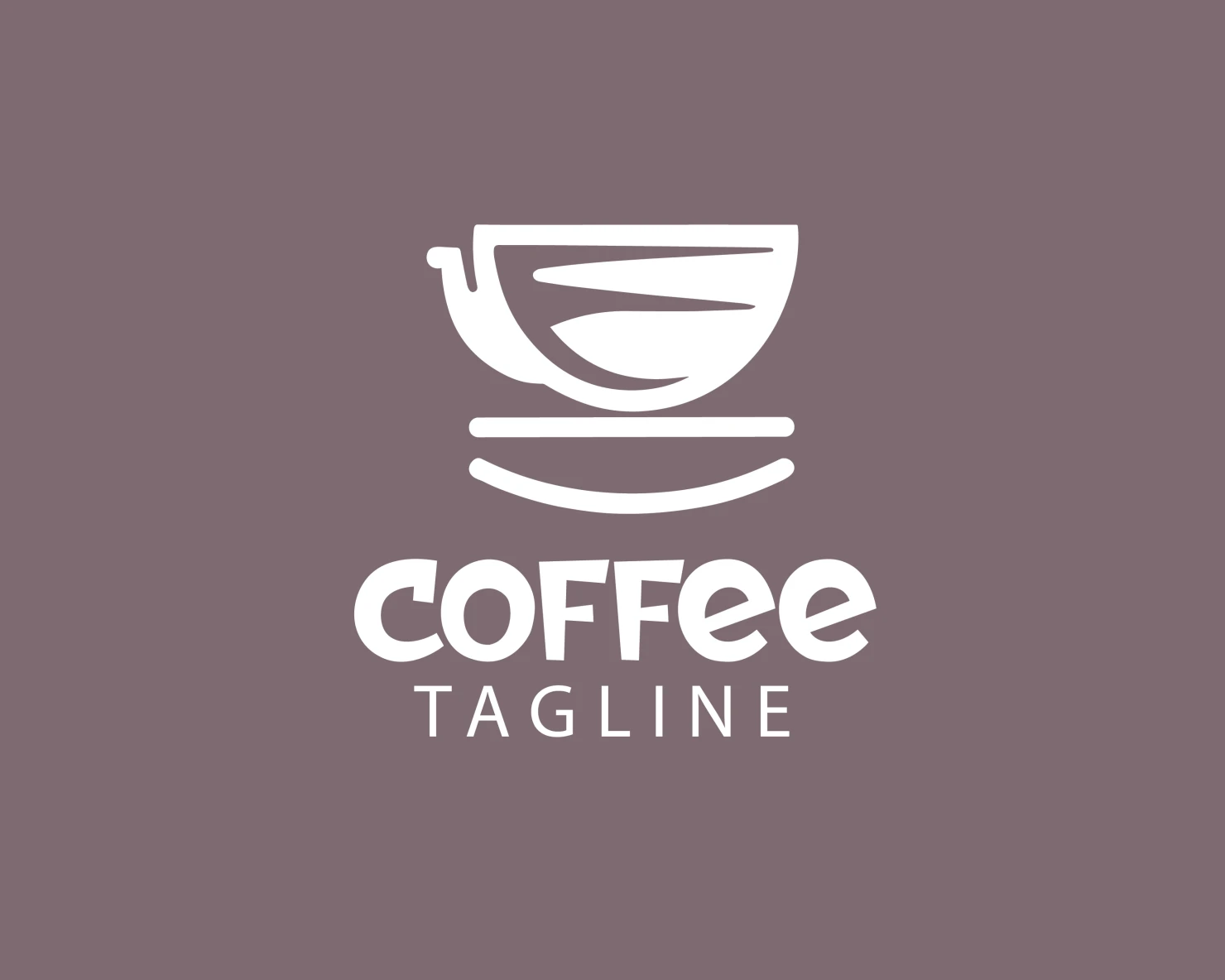 Coffee customizable logo set design #37641