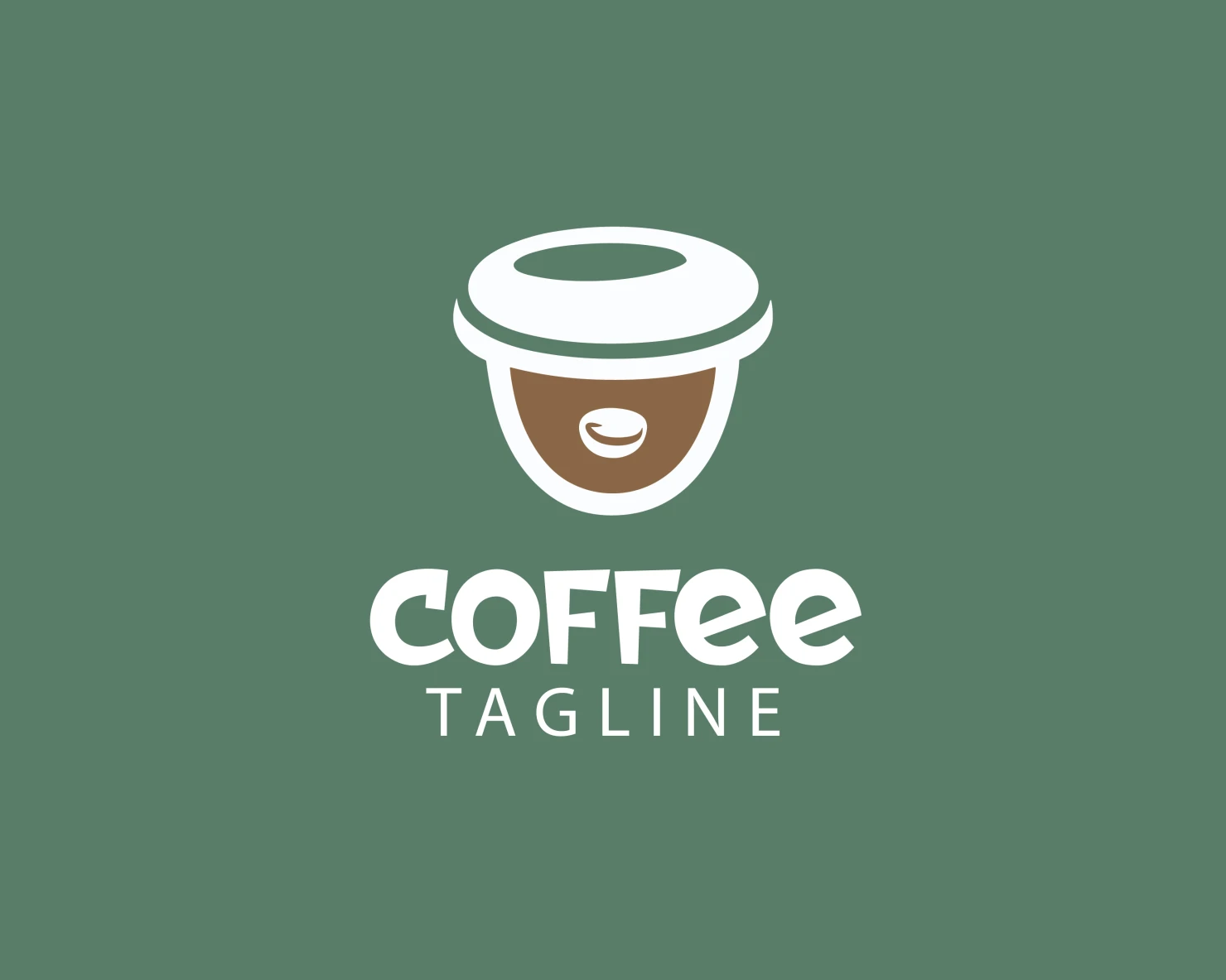 Coffee customizable logo set design #37642