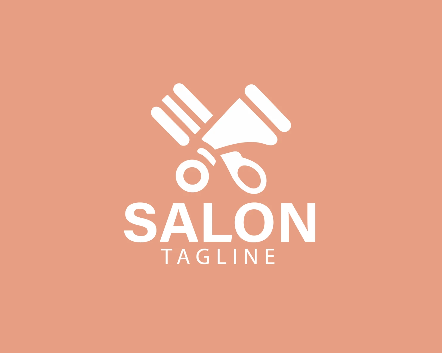 Salon customizable logo set design #37652