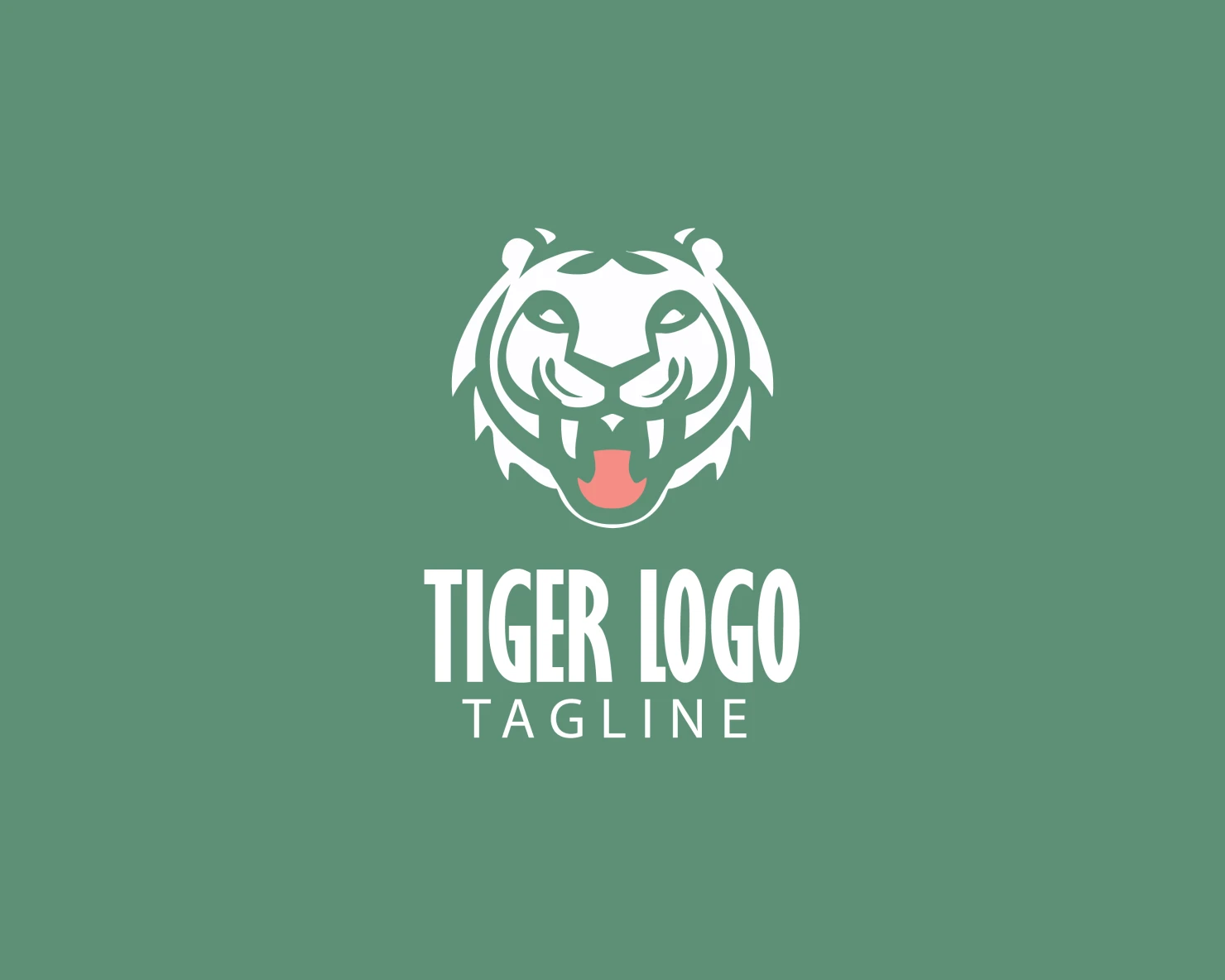 Tiger customizable logo set design #37656