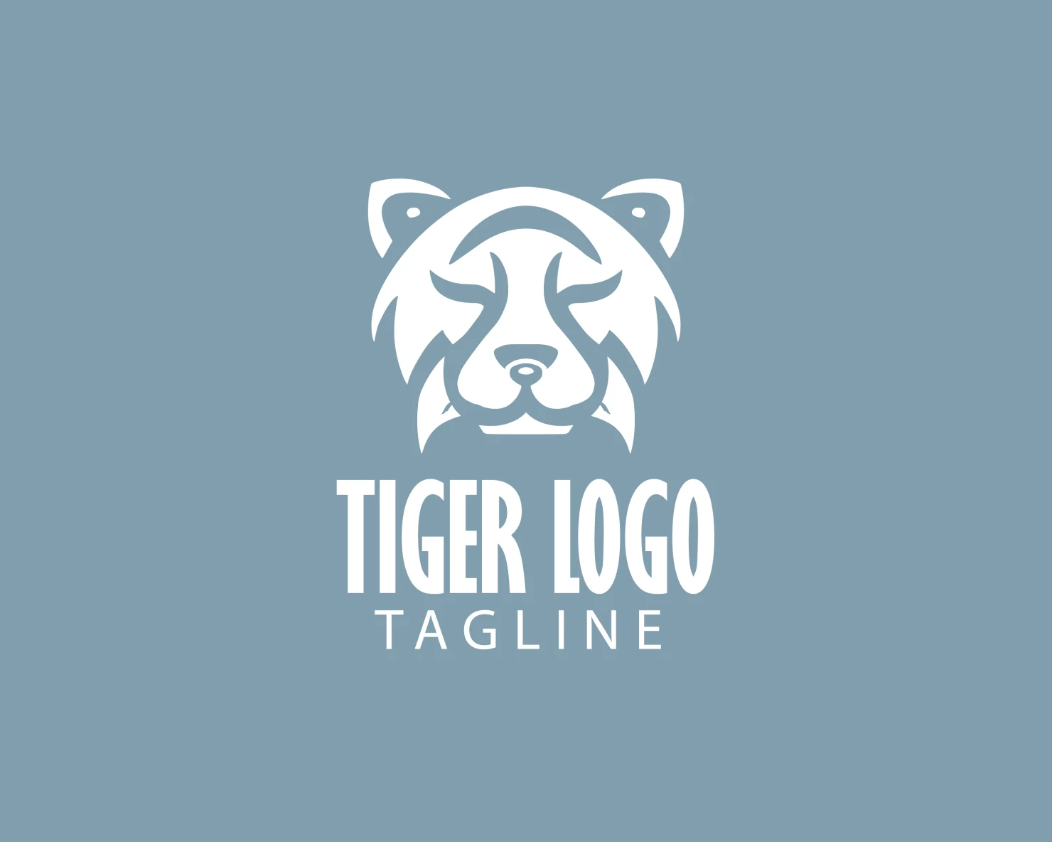 Tiger customizable logo set design #37660