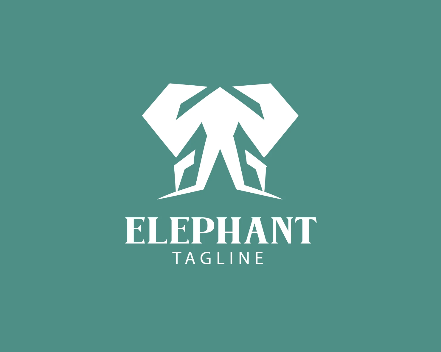 Elephant customizable logo set design #37685