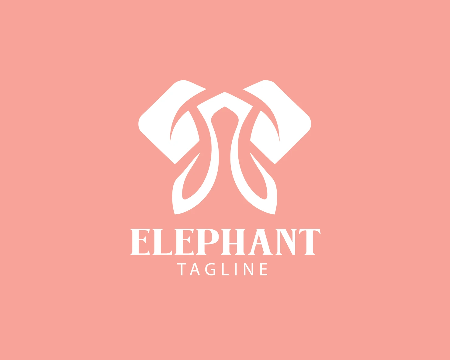 Elephant customizable logo set design #37691