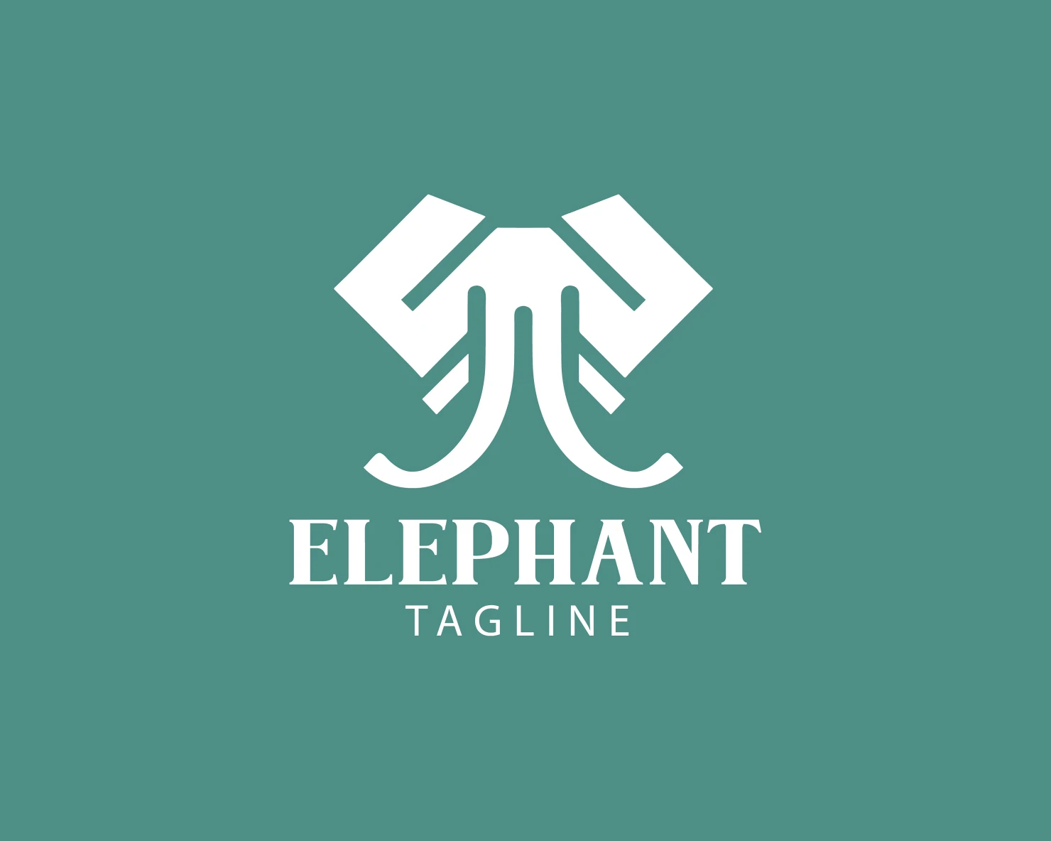 Elephant customizable logo set design #37699