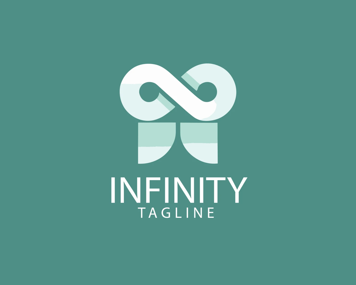 Infinity customizable logo set design #37723