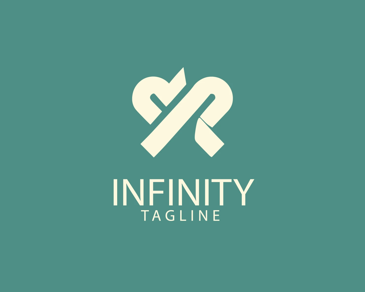 Infinity customizable logo set design #37725