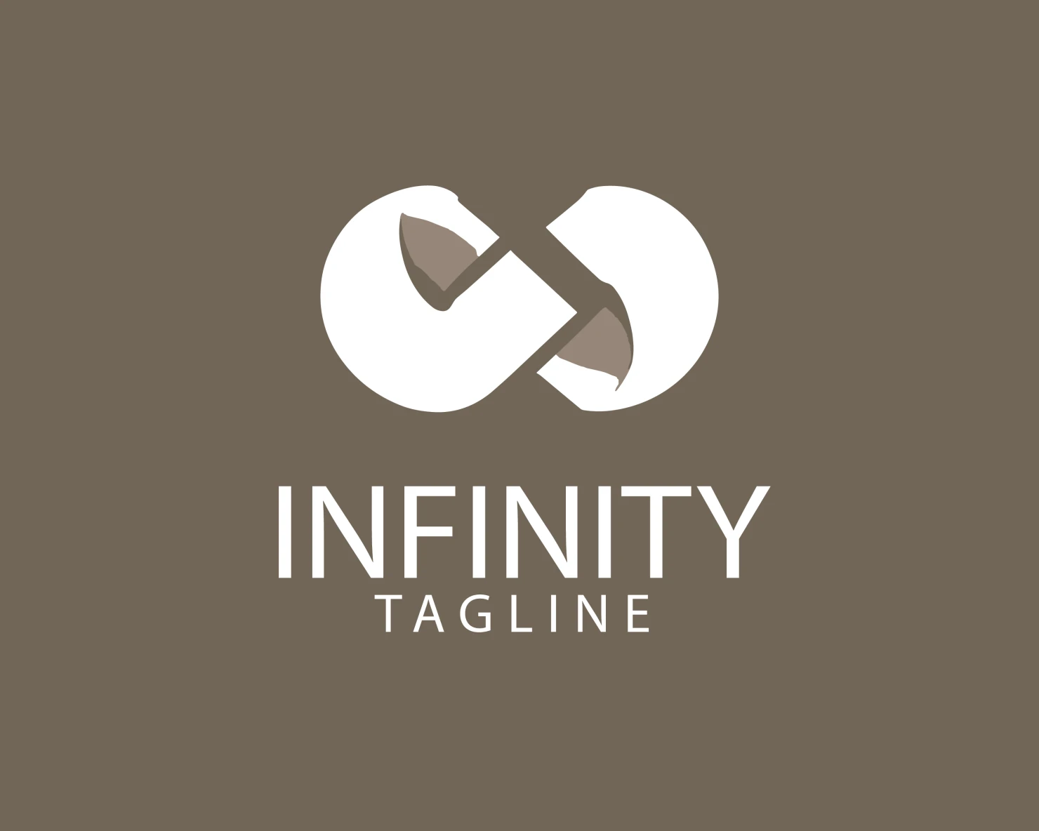 Infinity customizable logo set design #37726