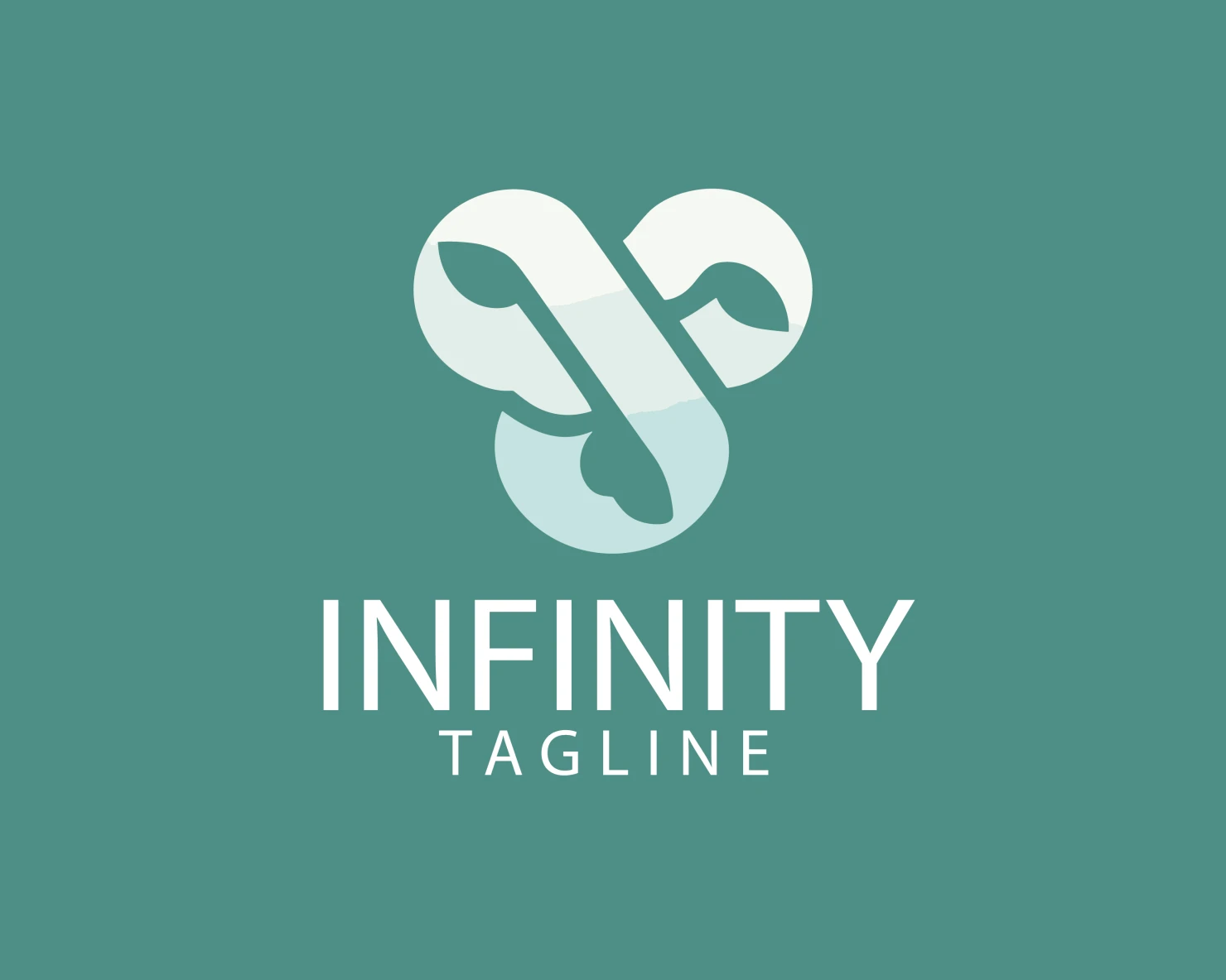 Infinity customizable logo set design #37728