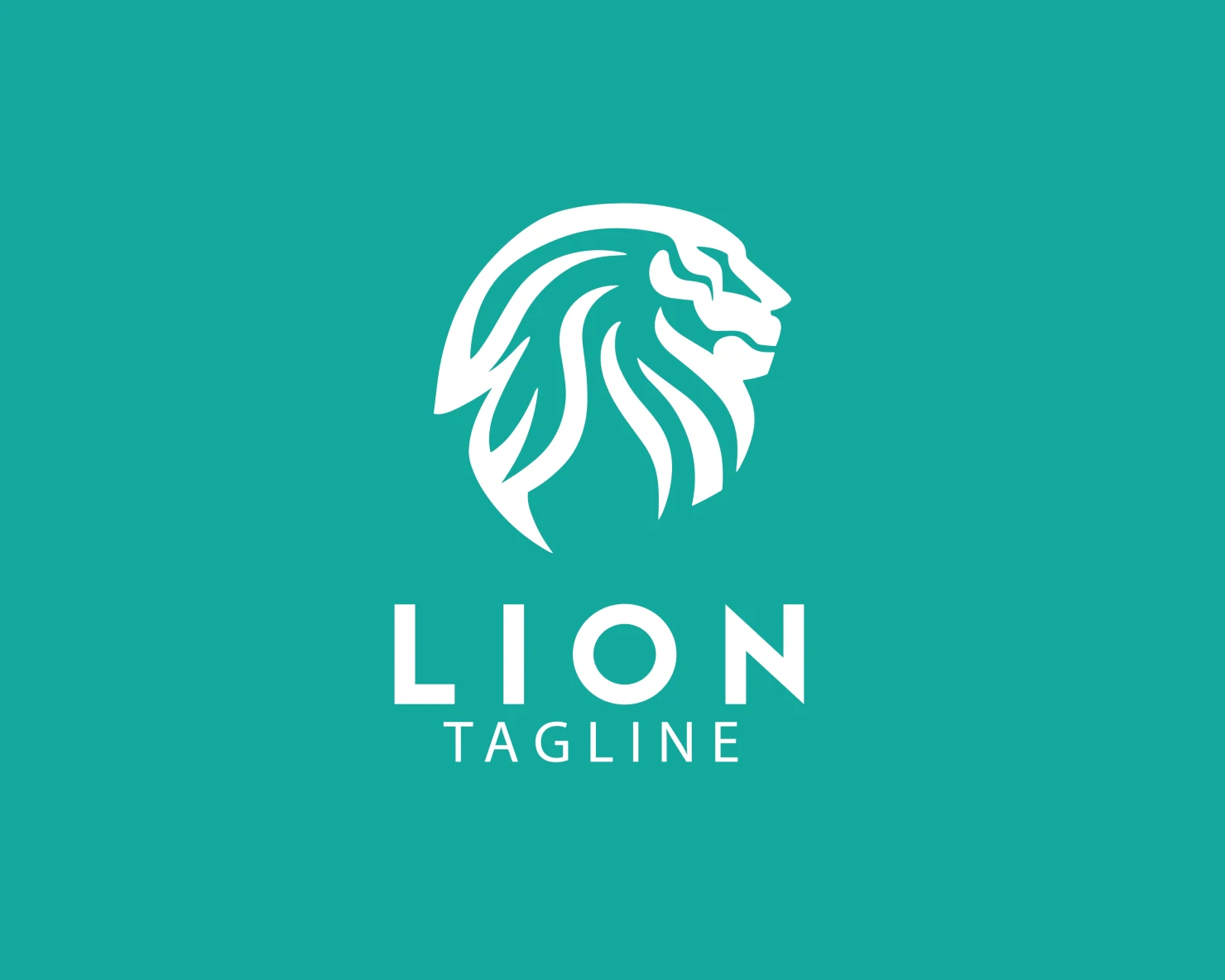 Lion customizable logo set design #37733