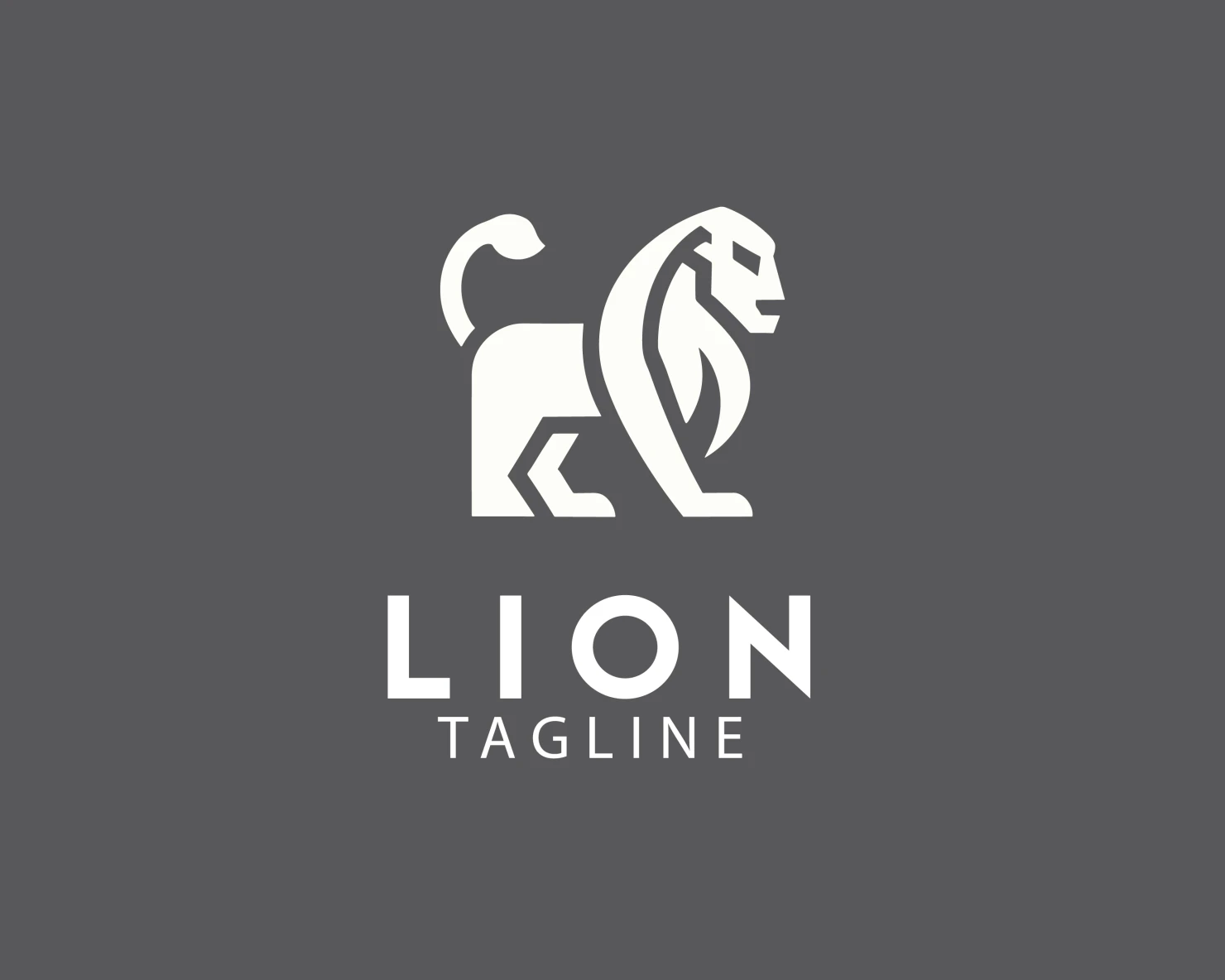 Lion customizable logo set design #37734