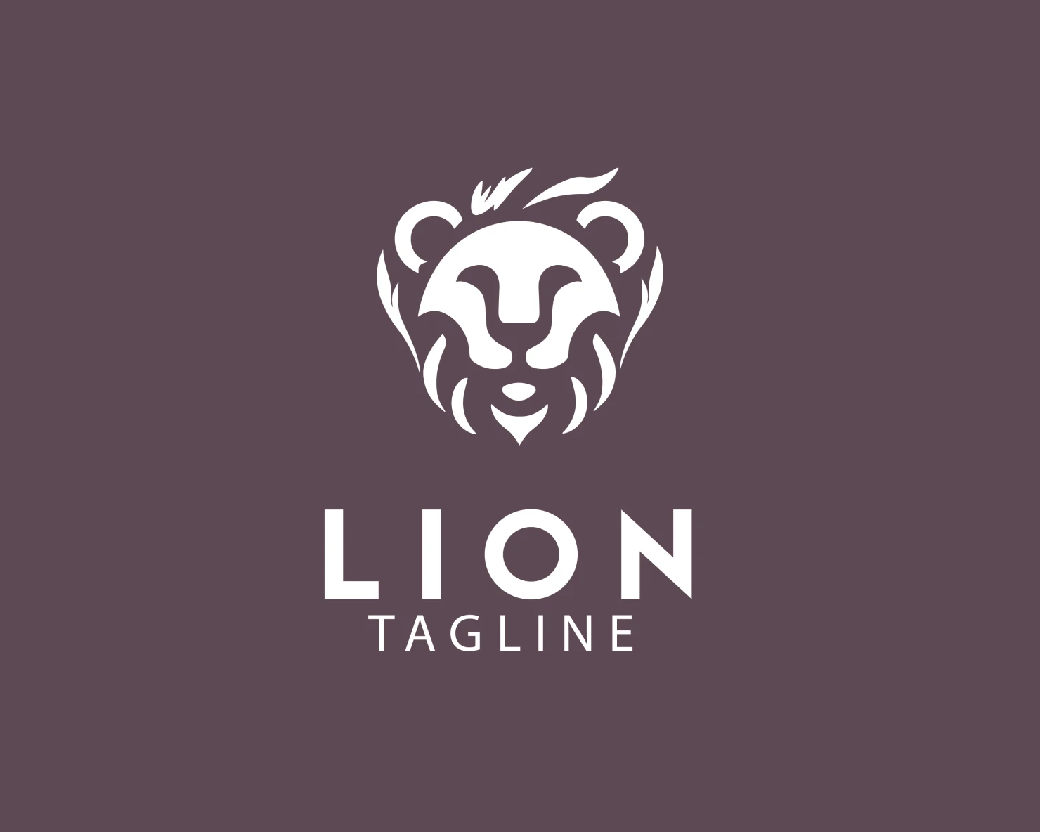 Lion customizable logo set design #37737