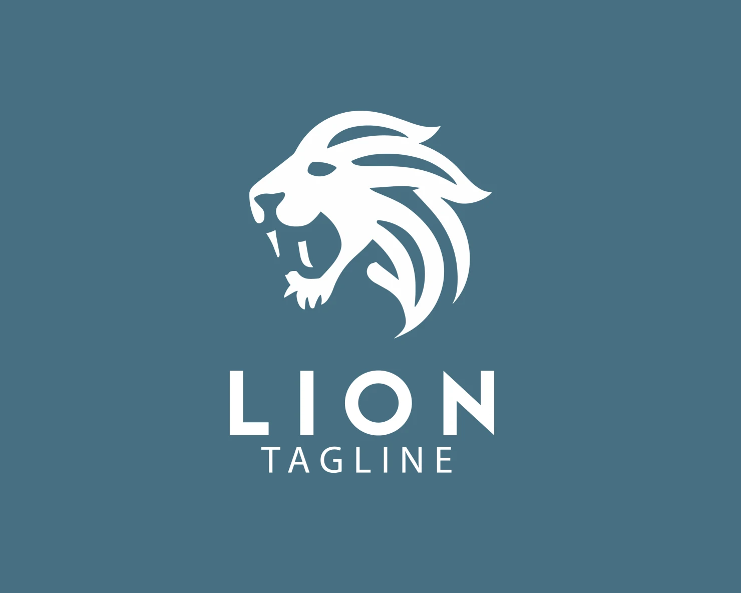 Lion customizable logo set design #37739