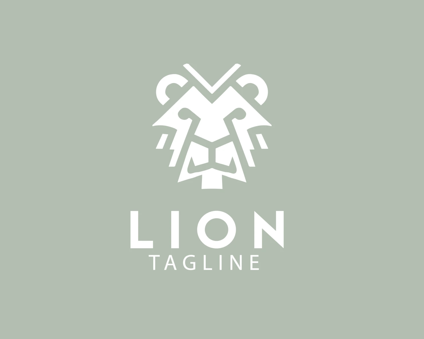 Lion customizable logo set design #37740