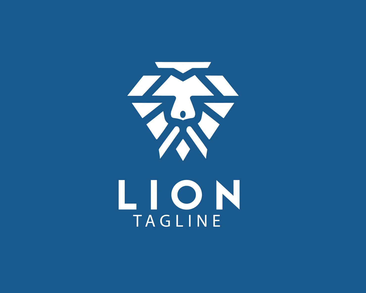 Lion customizable logo set design #37741
