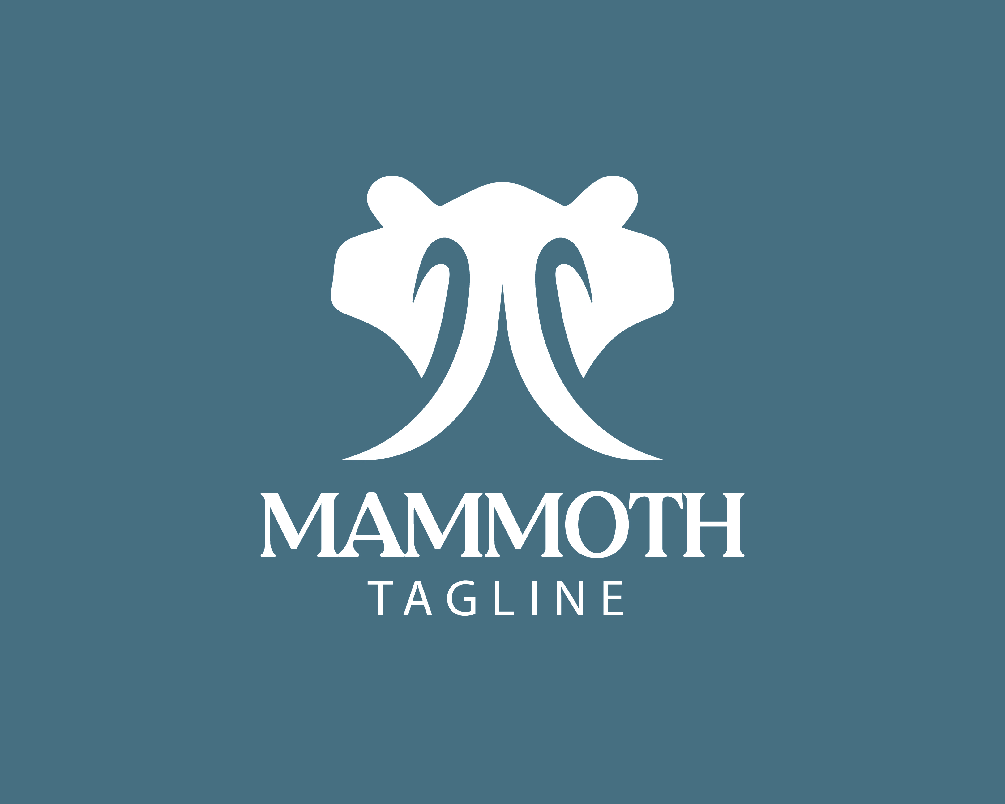 Mammoth customizable logo set design #37743