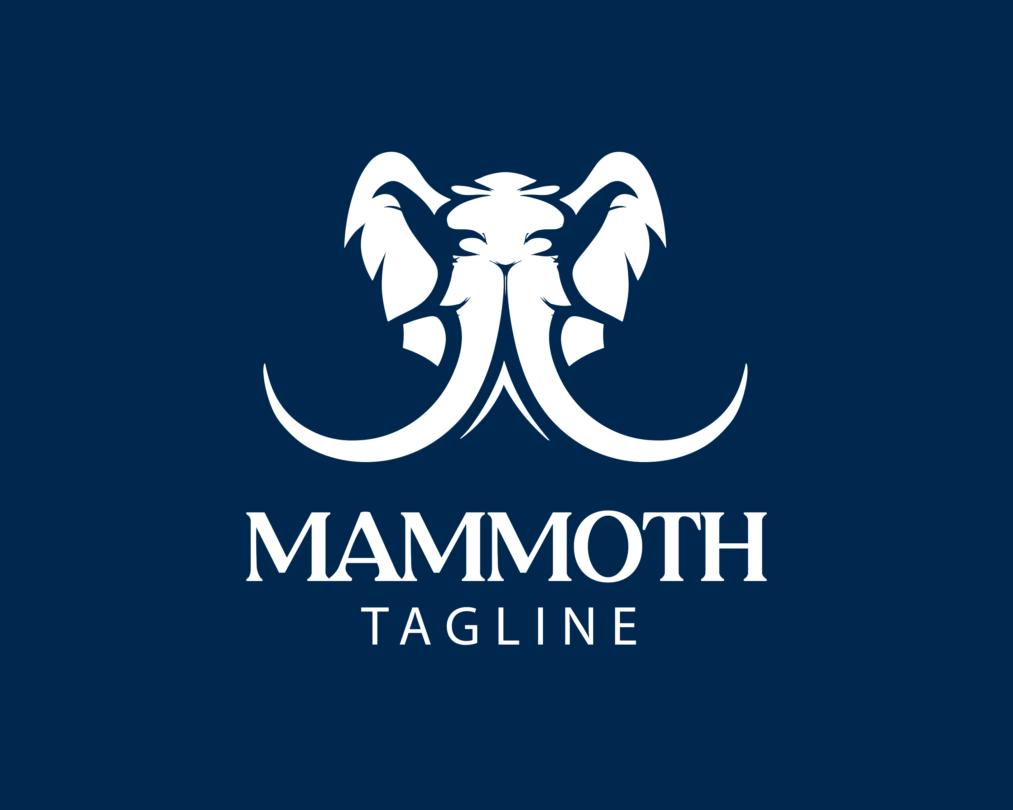 Mammoth customizable logo set design #37746