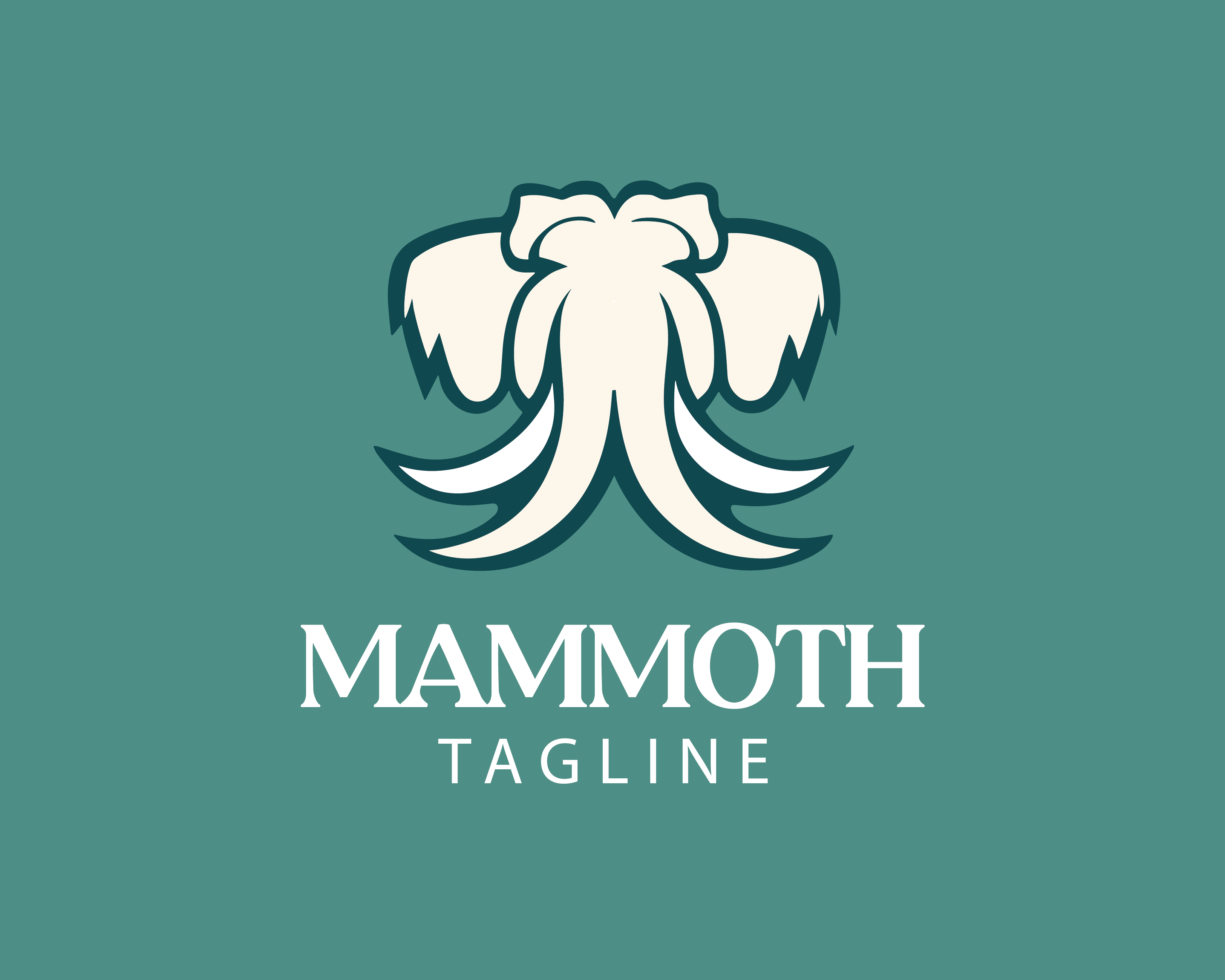 Mammoth customizable logo set design #37747