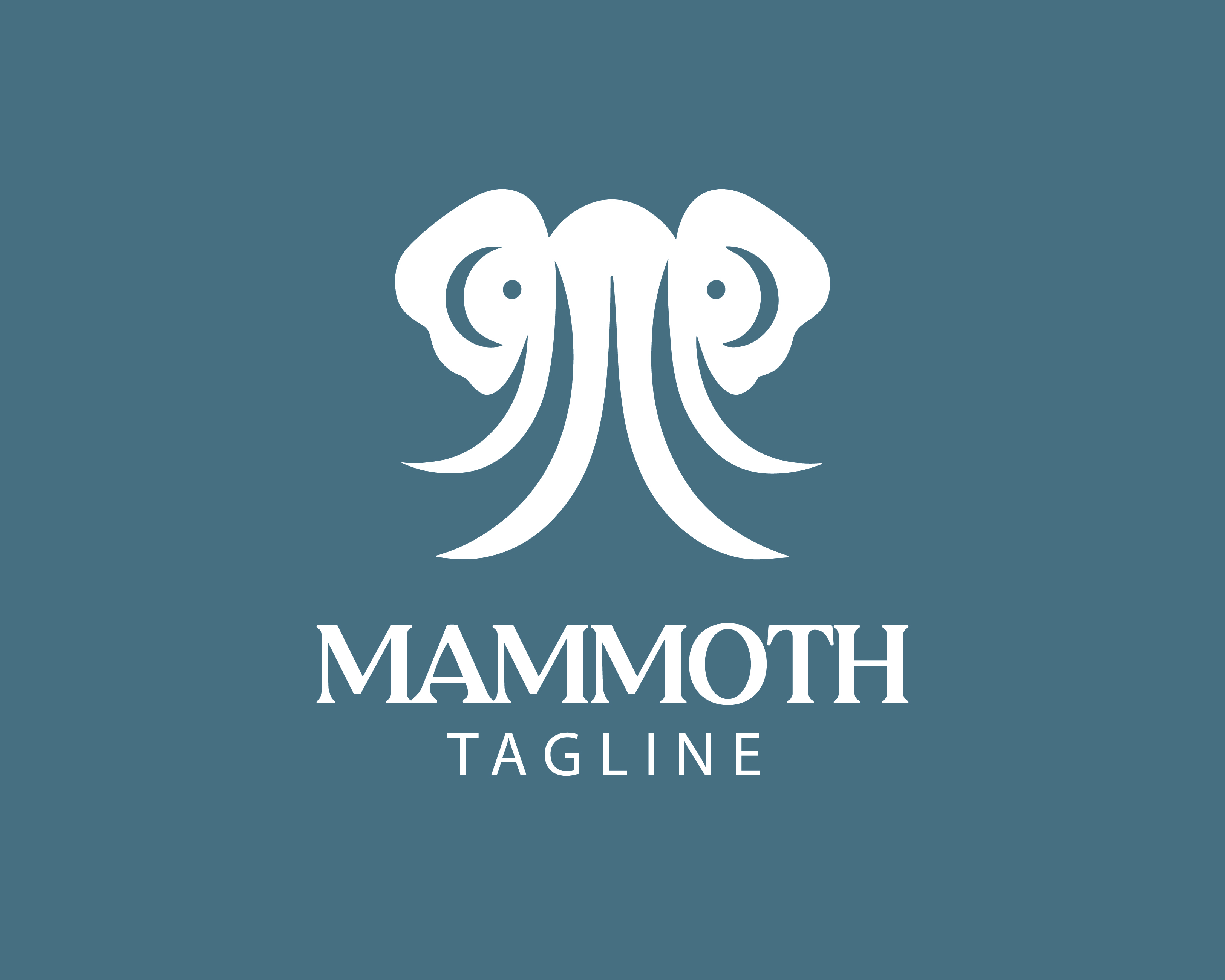 Mammoth customizable logo set design #37748