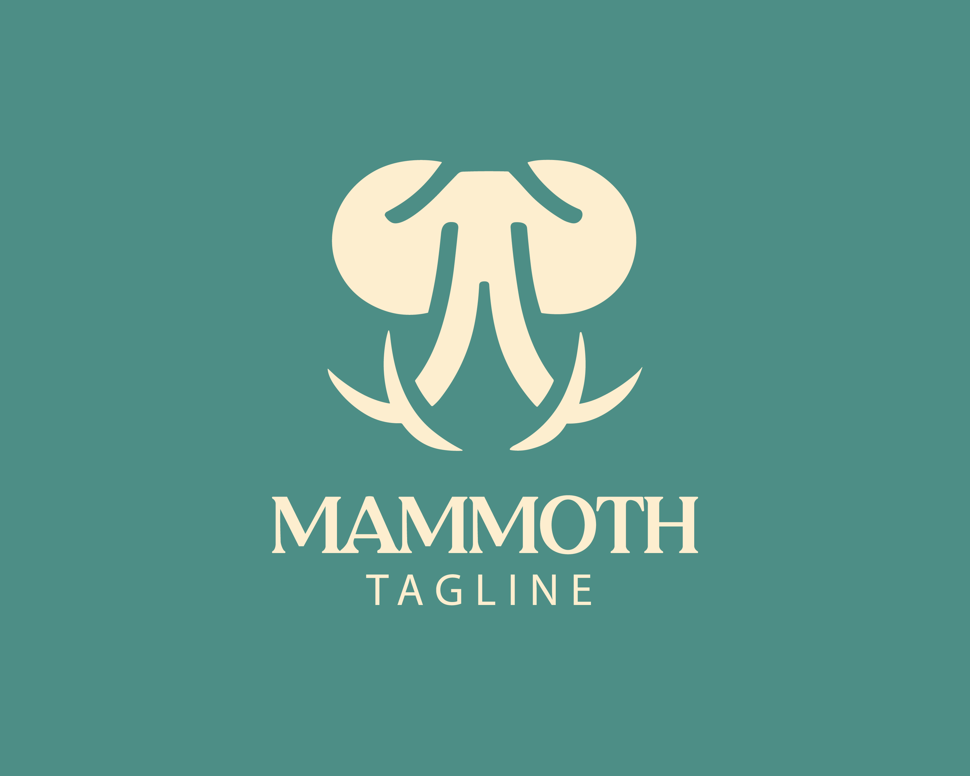 Mammoth customizable logo set design #37749