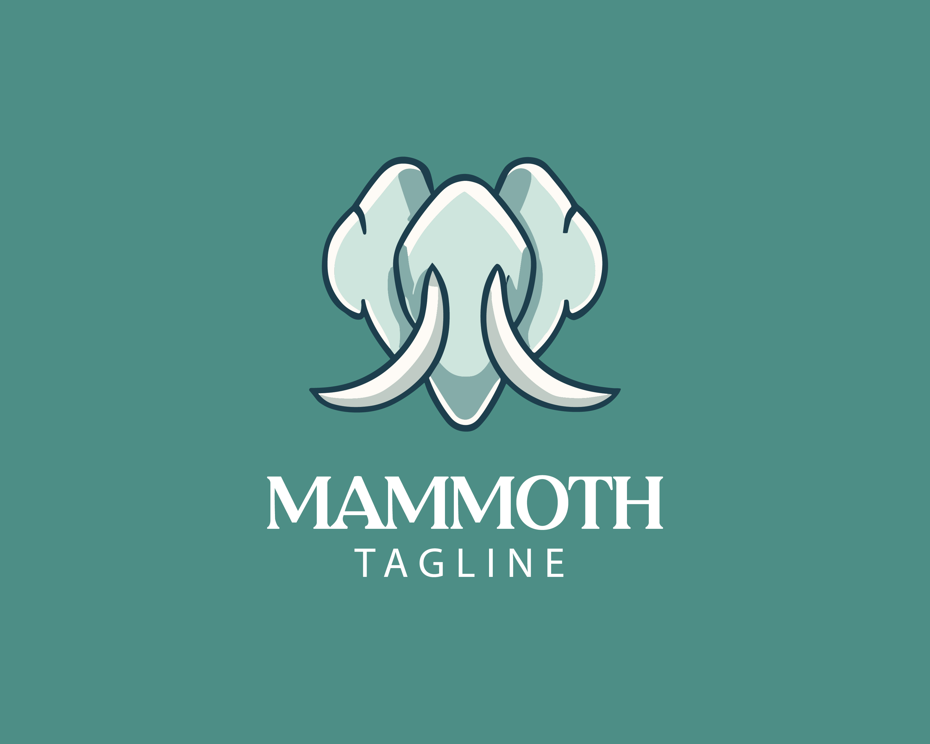 Mammoth customizable logo set design #37751